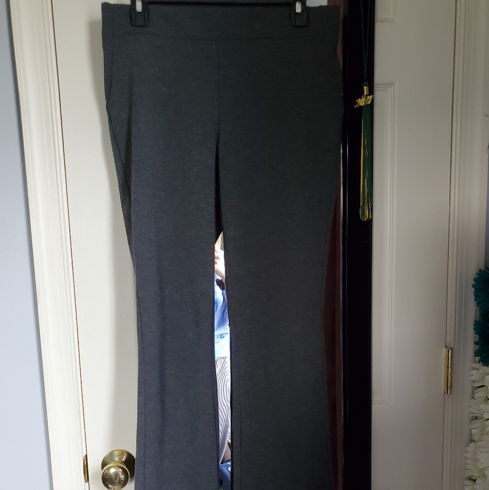 Pull-On Ponte Bootcut Pants